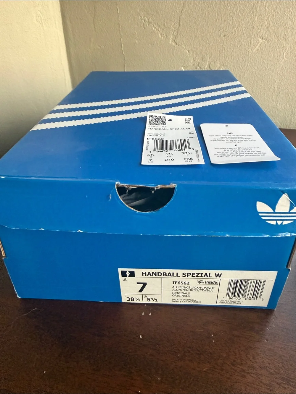 Adidas Handball Spezial Sneaker Alumina Black White W8/M7